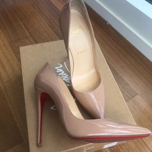 Christian Louboutin “So Kate” 120 pump in Nude